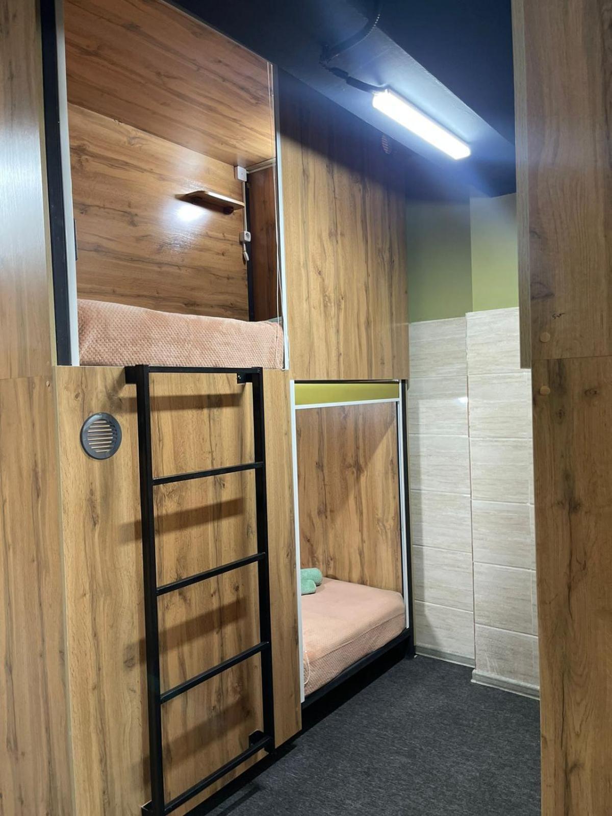 Hostel Kochevnik Capsule Hotel Алматы Экстерьер фото