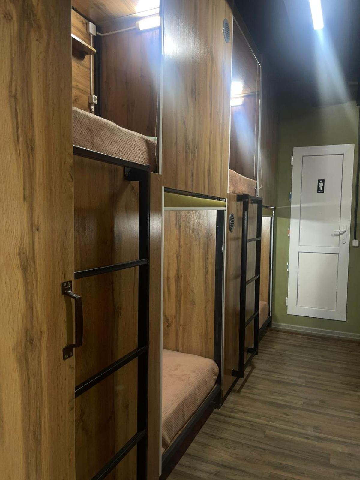 Hostel Kochevnik Capsule Hotel Алматы Экстерьер фото